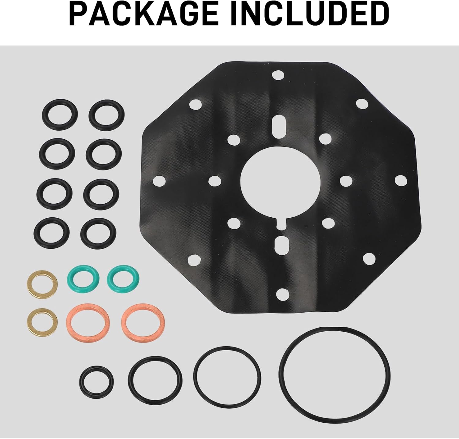 Motoparty Fuel Distributor Rebuild Kit for Mercedes Benz W126 420 500 560 SL SE Replace for OEM Number 0438101018