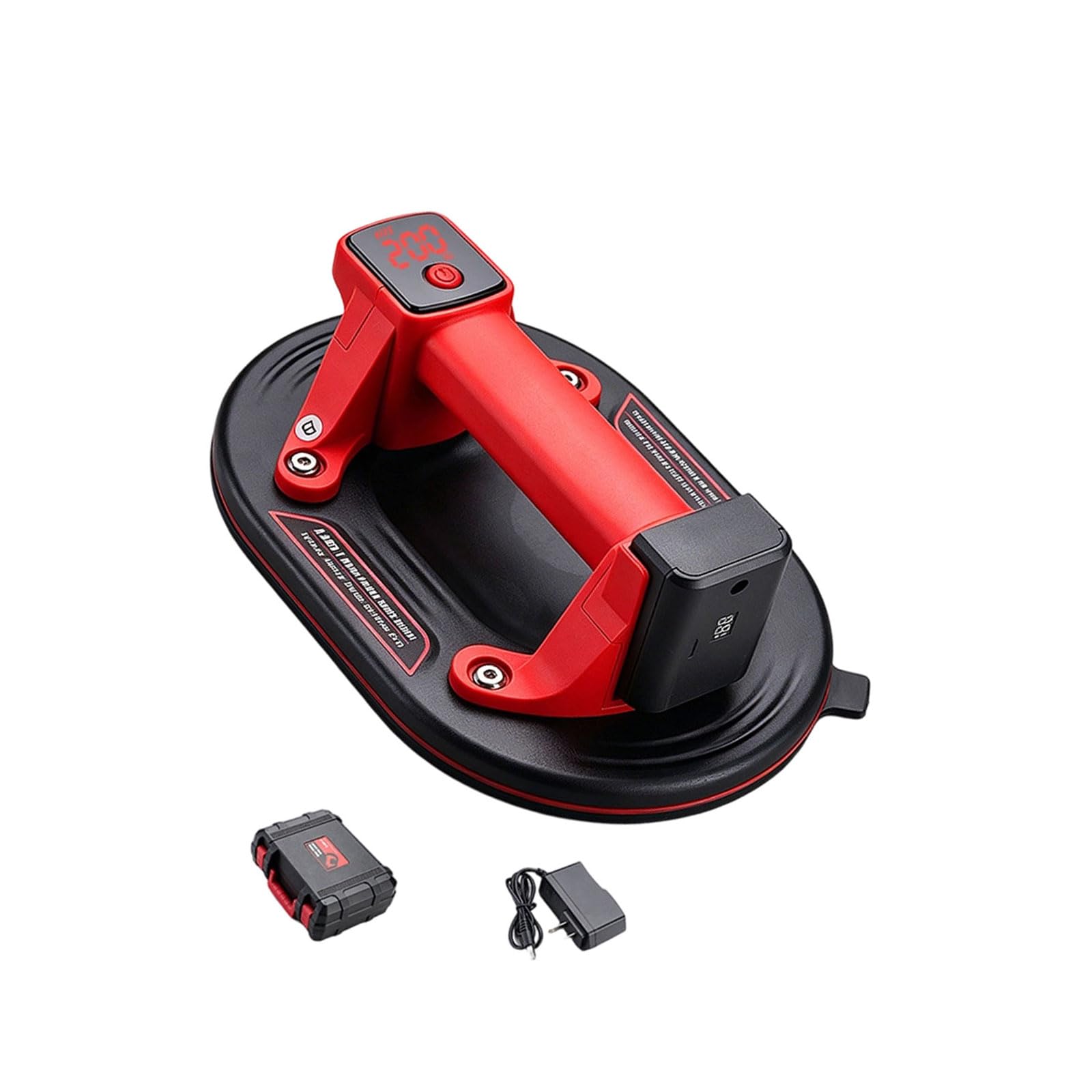 Electric Powered Suction Cup with Intelligent Pressure Systems 200KG / 440LBS Power for Secure Lifting and Moving Intelligent Pressure Adjustable Electric Vacuum Suction Cup Lifter