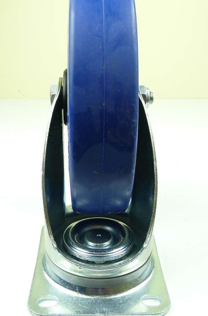 Rollen Mit Feststellbremse Satz Blue Wheels 160 Rückenloch Lenkrollen Mit Ohne Bremse Transportrolle Möbel Transportrollen Set