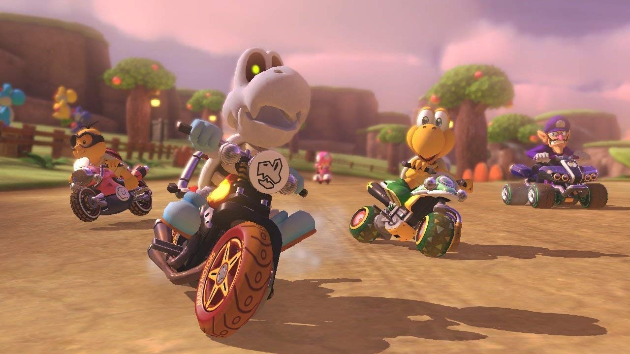 Nintendo Switch - Consola Nintendo Switch Rojo / Azul neón (Modelo 2019) + Mario Kart 8 Deluxe - Edición limitada