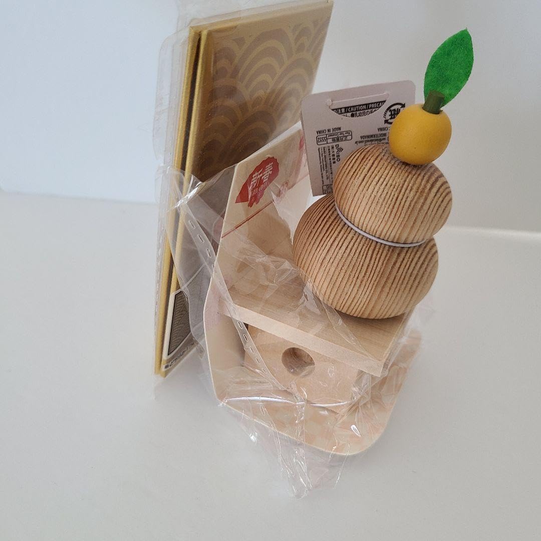 ミサ 木製鏡餅2個セット ミサ 木製鏡餅2個セット ミサ 木製鏡餅2個