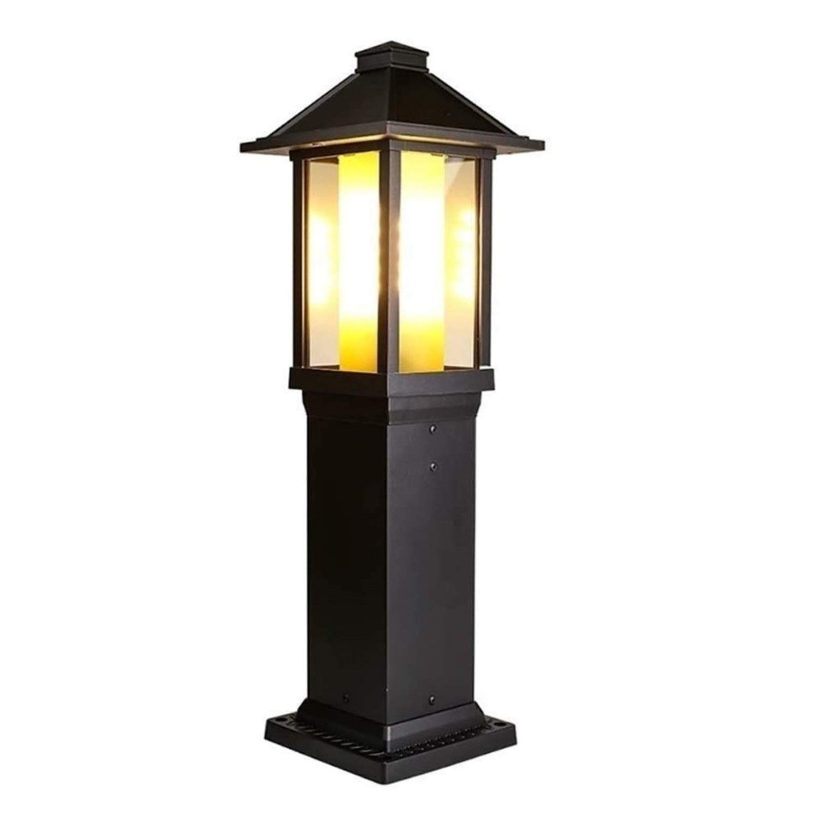 Lanterne traditionnelle en aluminium au design européen avec base classique E27 étanche