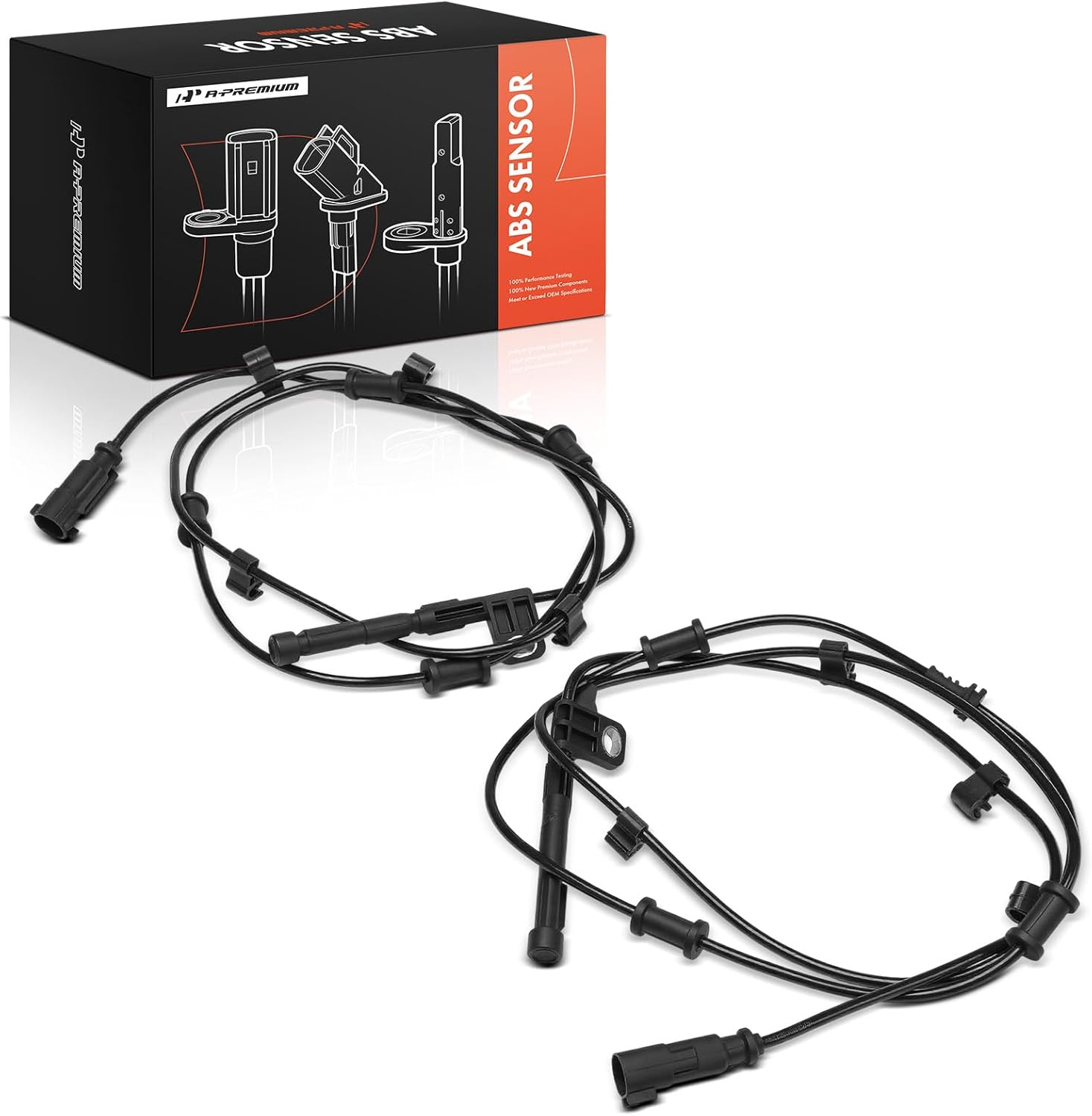 A-Premium 2PCS Rear ABS Wheel Speed Sensor Compatible with Ram Models - 4500 5500 2013-2024