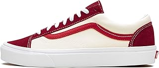 vans red white black