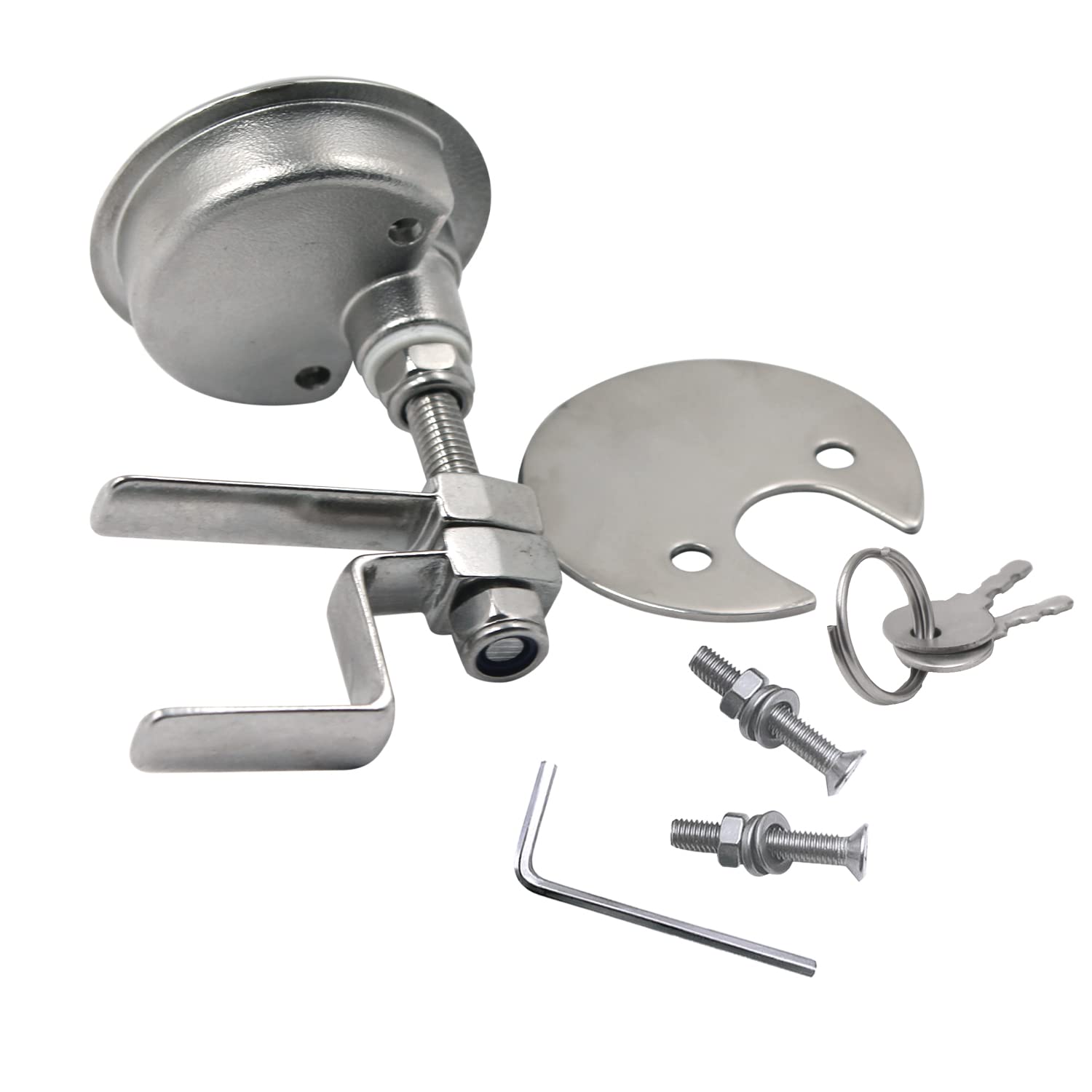 OMISTAR 2-Pack Stainless Steel Boat Cam Latches – Adjustable Marine Hatch Latch With Flush Pull Handle For Decks & Hatches - View #4
