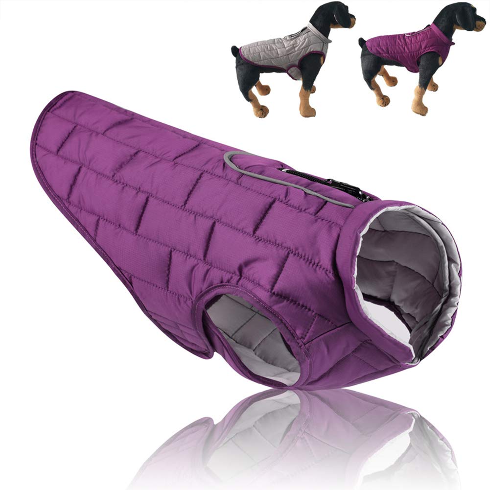 Manteau réversible imperméable chien S veste réfléchissante loft