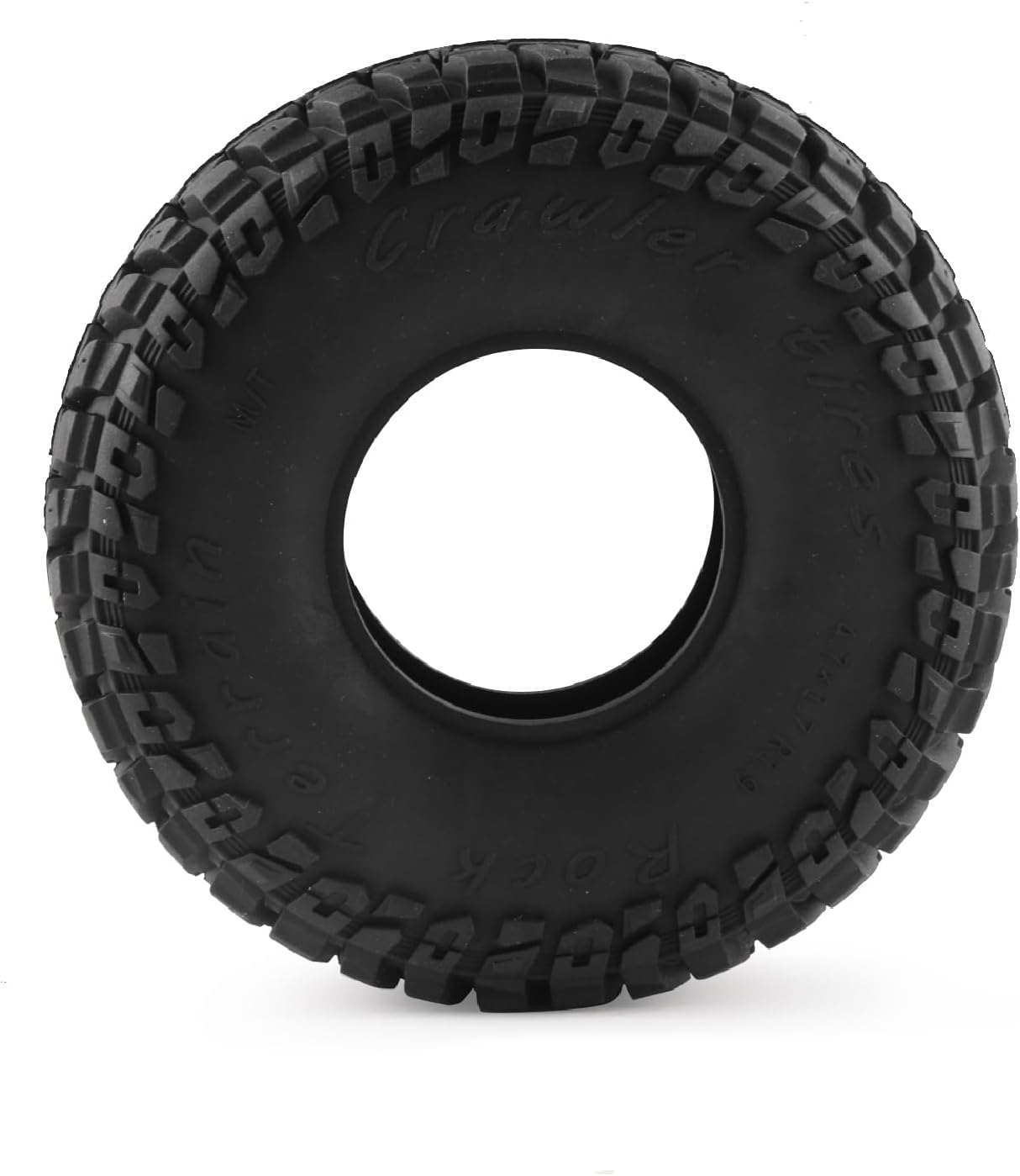 4PCS Soft Rubber Tires for RC 1:10 On Road Car 1.9" Crawler Tires with Foam for Axial SCX10 90047 SCX10 III AXI03007 Redcat Gen8 TRX-4 Tyre