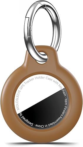 Miniatura 124 de Funda para AirTag con llavero, a prueba de golpes y antiarañazos, accesorios para localizadores GPS, para bolsos y maletas, transparente F5-Clear