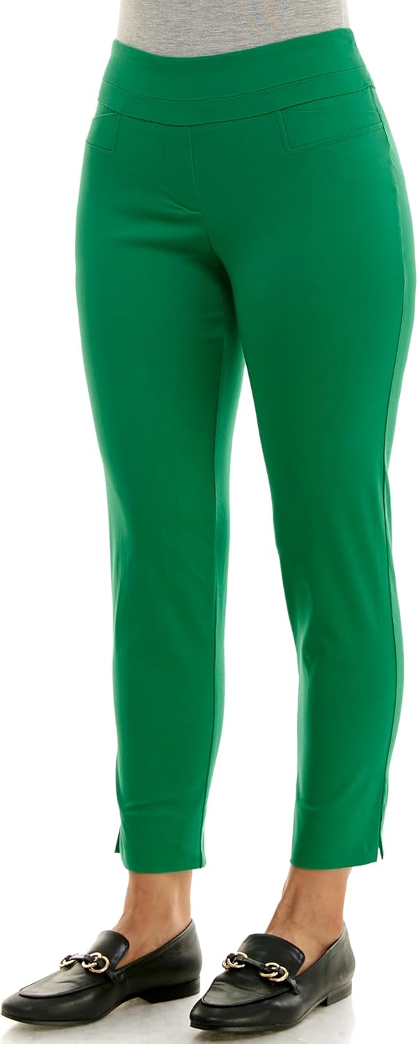 Zac & Rachel Women's Pull-On Ankle Length Pants with Millennium Fabric