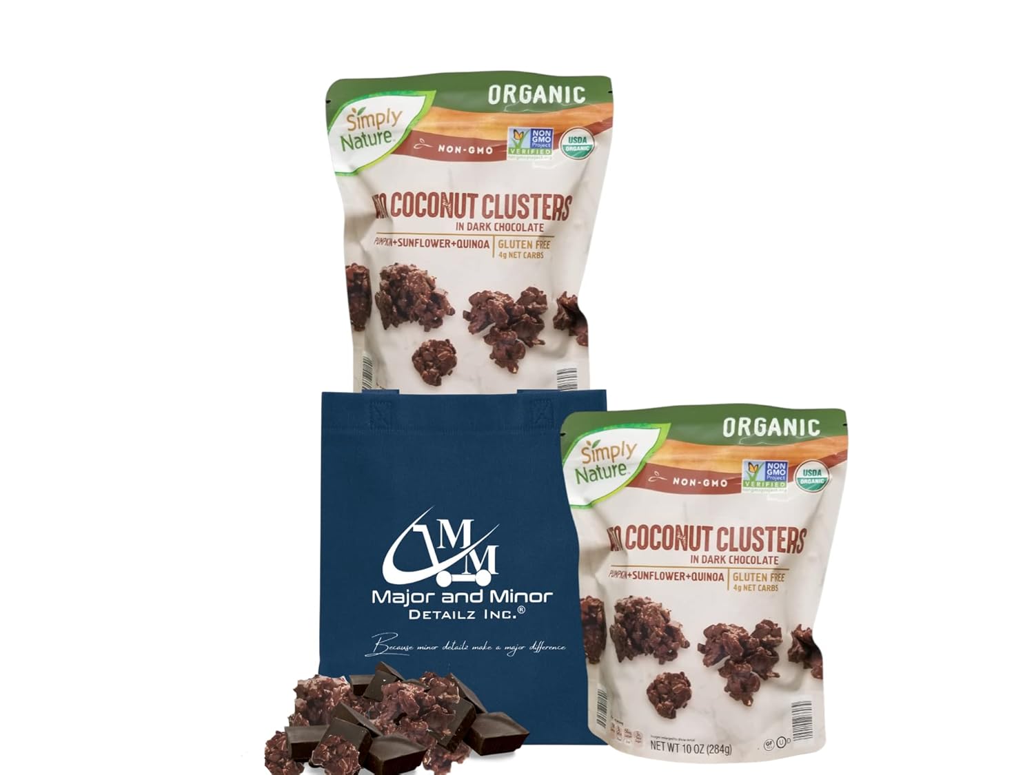 Simply Nature Keto Coconut Clusters in Dark Chocolate