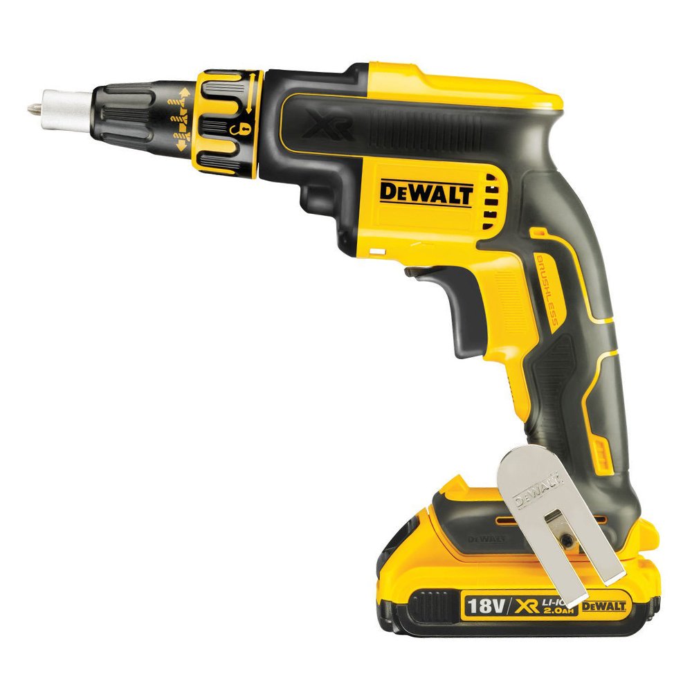 DeWalt DCF620D2-QW - Atornillador panel y eso sin escobillas XR de 18 V con batería Li-Ion 2, 0 Ah y maletín TSTAK
