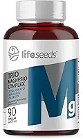 Trio Magnésio Complex (Bisglicinato + Dimalato + Taurato) 350 mg - Alta Concentração - 90 Cápsulas