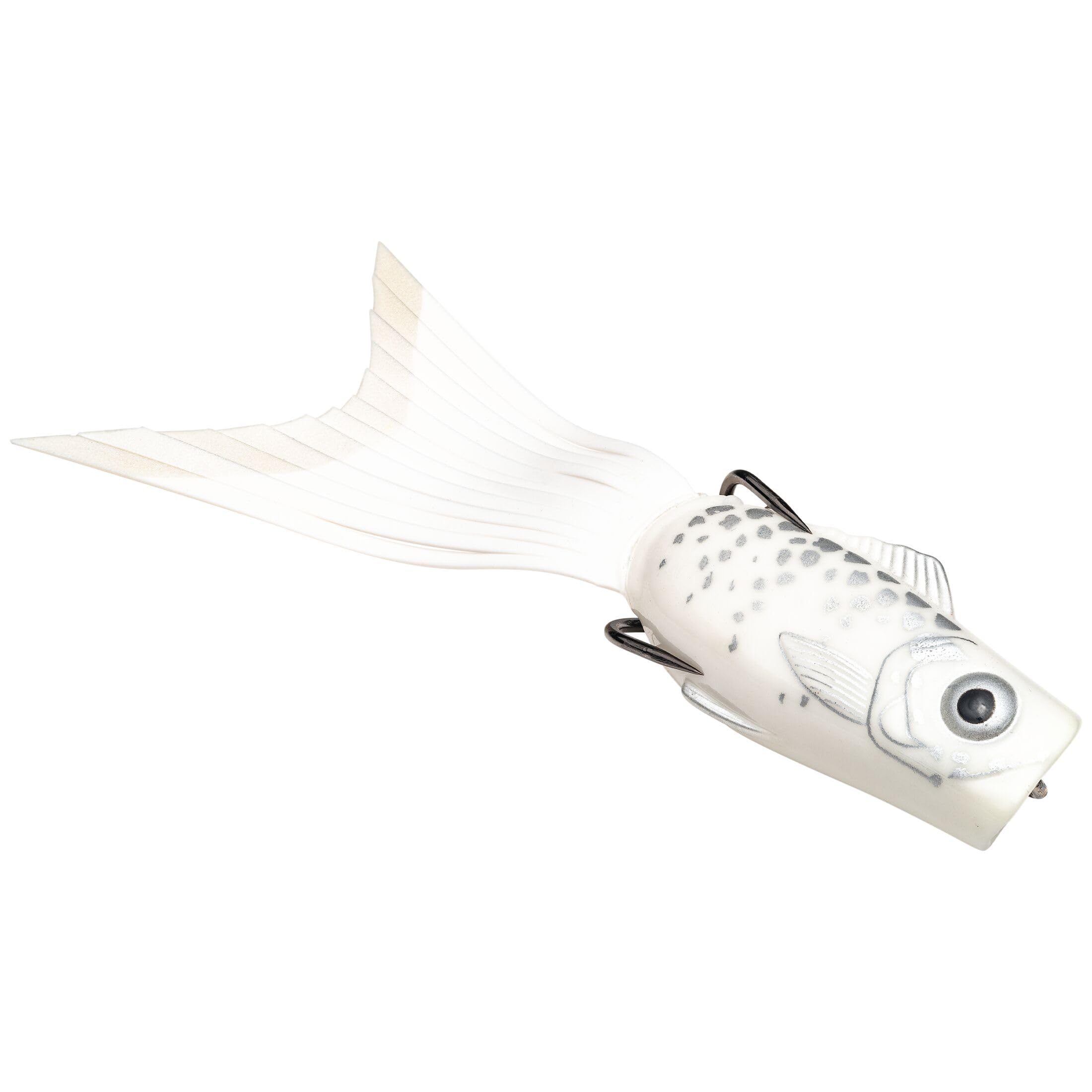 Strike King Lures, KVD Pipsqueak Popping Perch Lure, 5"" Length, 3/8 oz, Floating Depth, White Shadow, Package of 1" (PIPPKVD-84)