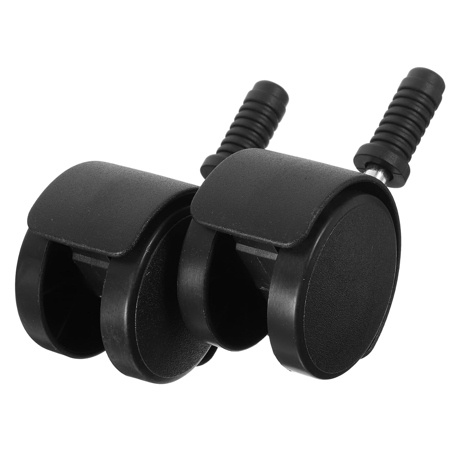 2pcs Heavy Duty Abs Iron Office Chair Casters Caster Wheels for Easy Movement