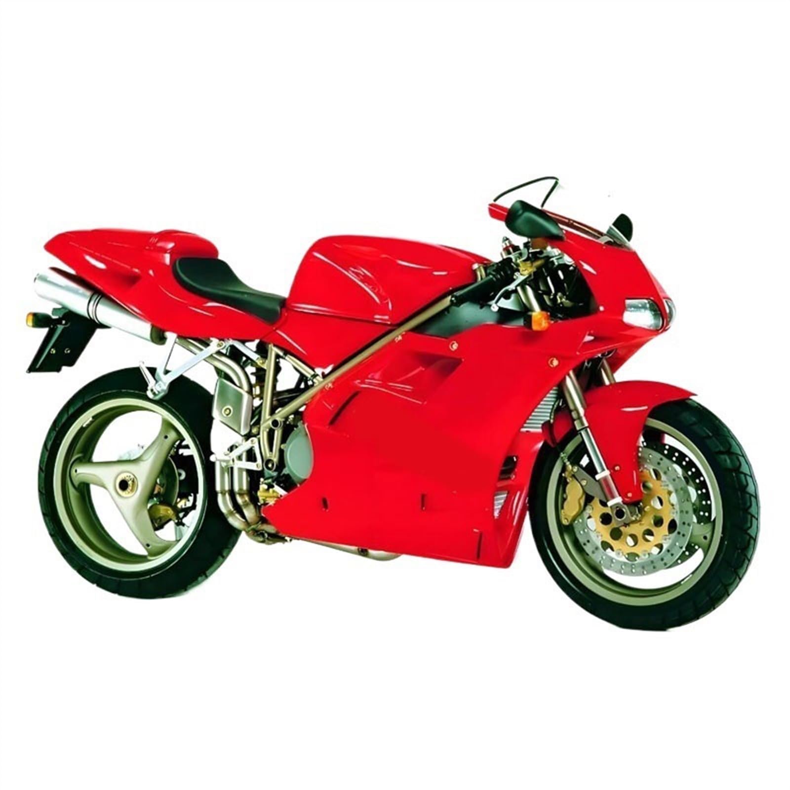 MAKUTU Modelo de Motocicleta a Escala 1:12 para Ducati 916 Modelo De Motocicleta para Montar, Versión De Simulación, Adornos De Aleación
