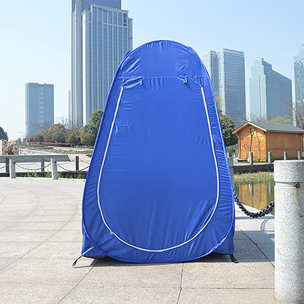 Tragbares Outdoor-Angelzelt UV-Schutzzelt Pop-up Einzelzelt Automatisches Sofortzelt Regenschattenzelt Fenster und Türen auf beiden Seiten für Outdoor-Camping Wanderstrand mit Tragetasche
