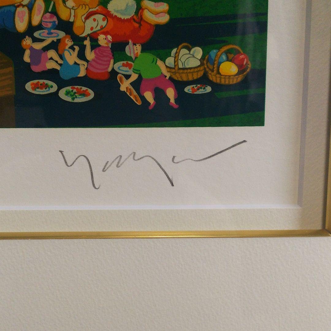 Amazon.co.jp: ヒロヤマガタ ホワイトハウスの日曜日 シルクスクリーン