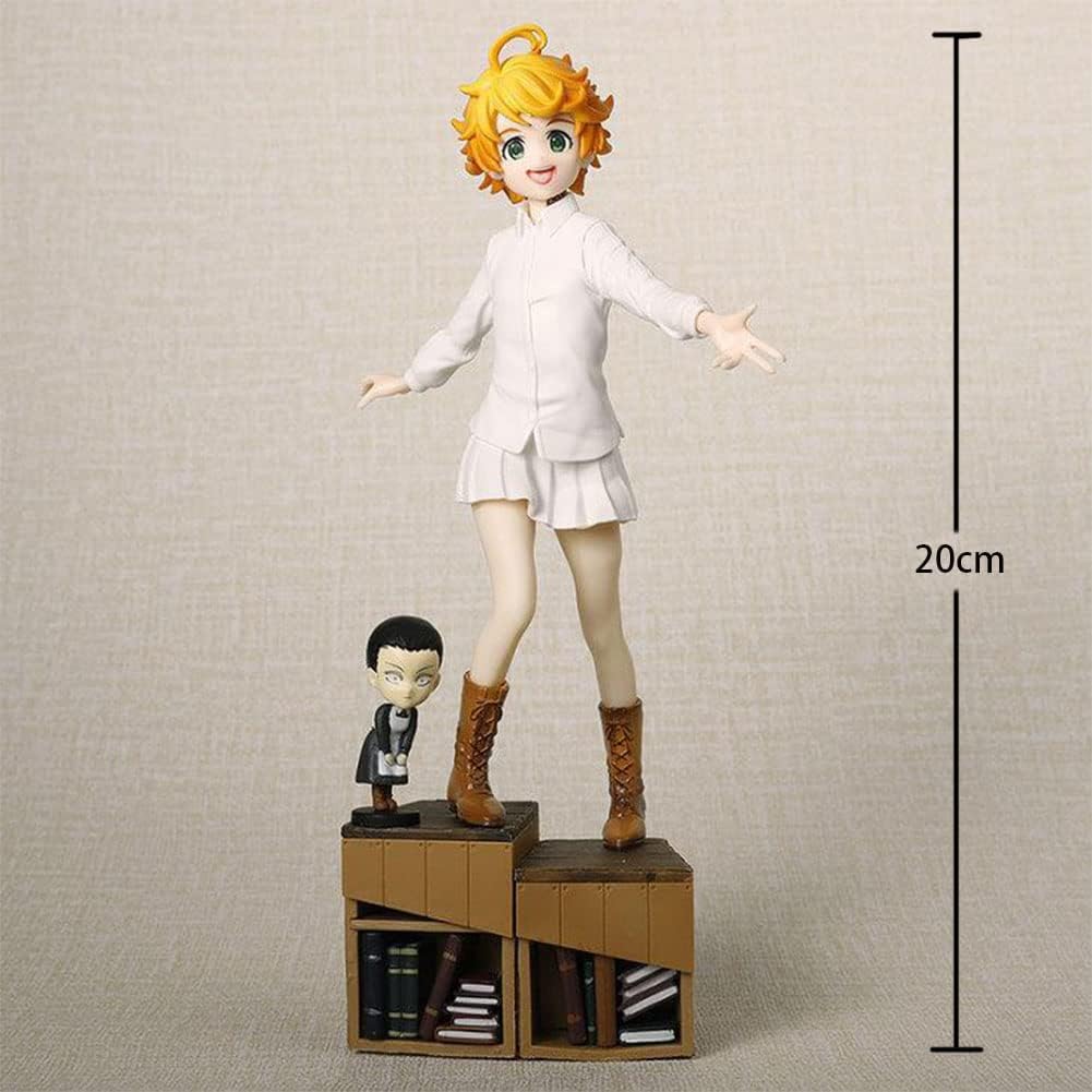 QAHEART 3pcs Anime Emma Norman Ray Action Figure Model Statue Collectibles Toy Desktop Ornaments