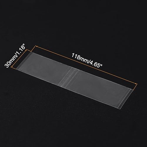 Miniatura 18 de PATIKIL Bandas retráctiles perforadas de 6.102 x 1.575 in, paquete de 400 bandas termocontraíbles de PVC para tapas de diámetro de 3.74 a 3.82