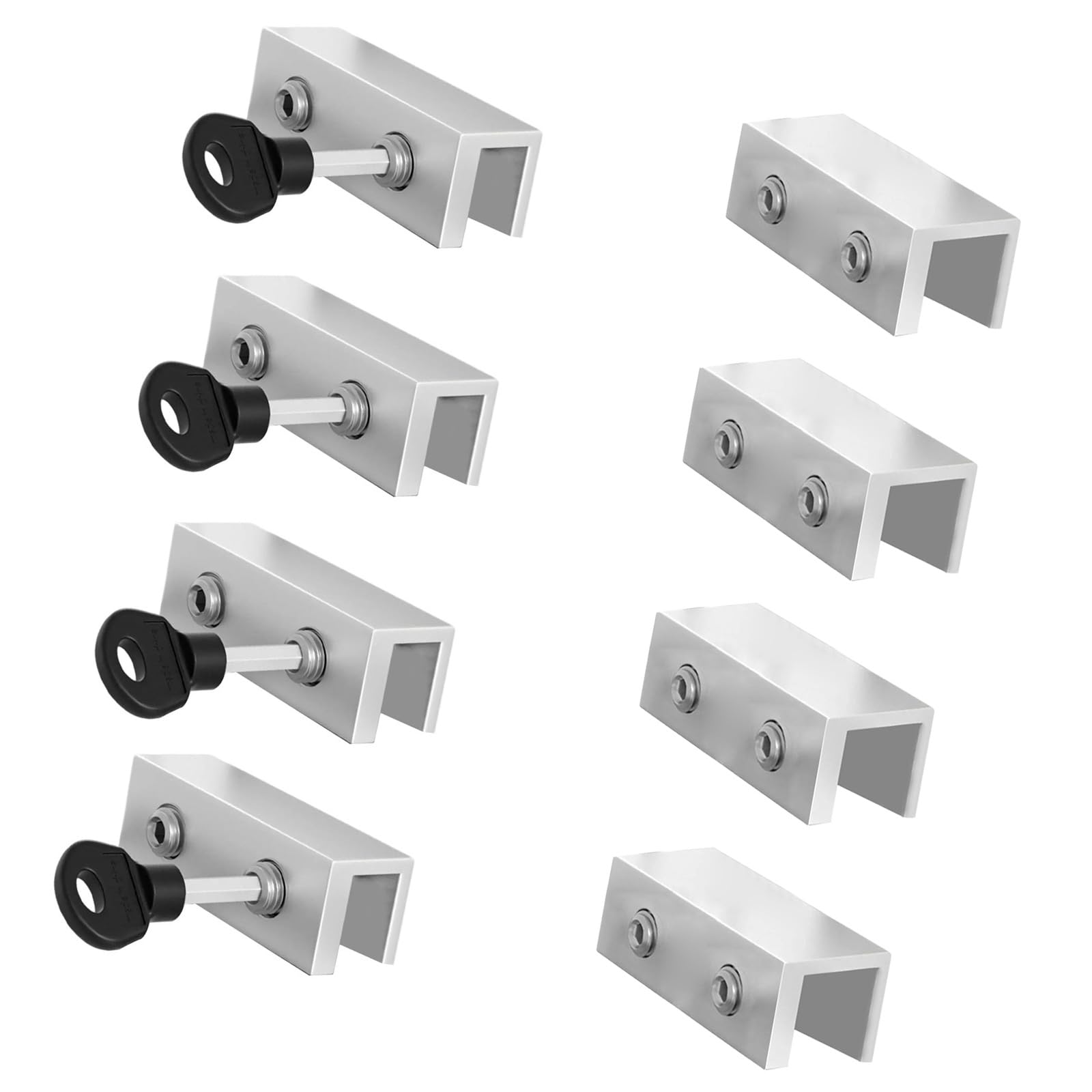 Security Window with Adjustable Window Aluminum Alloy Door Stoppers Sliding