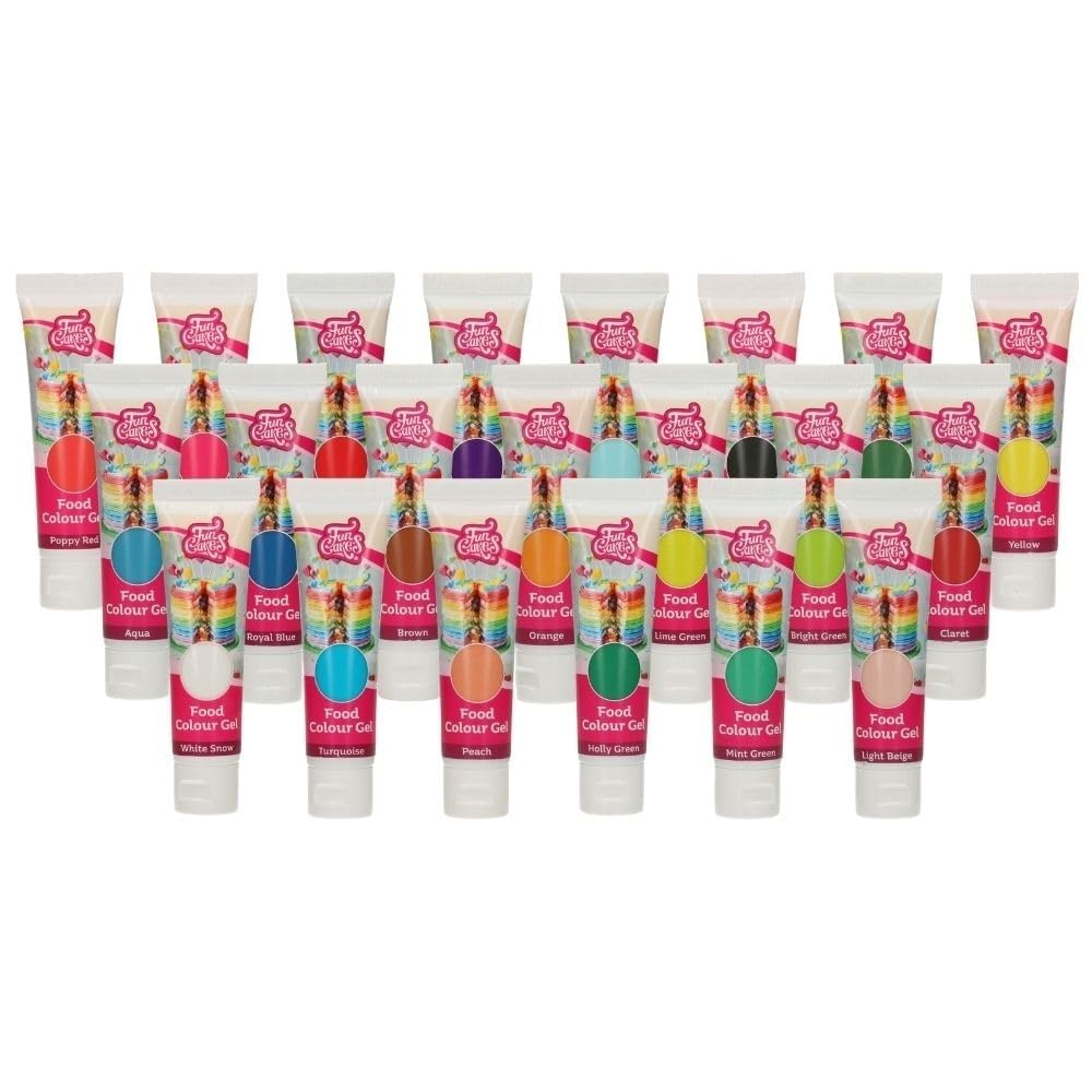 FunCakes Colorante Alimenticio Rosa Gel 30 g Altamente Concentrado