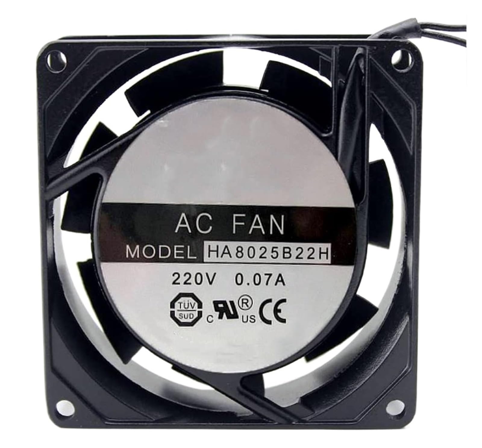 YMUGUEGH HA8025B22H Cooling Fan AC 220V 0.07A 80x80x25mm 2-Wire