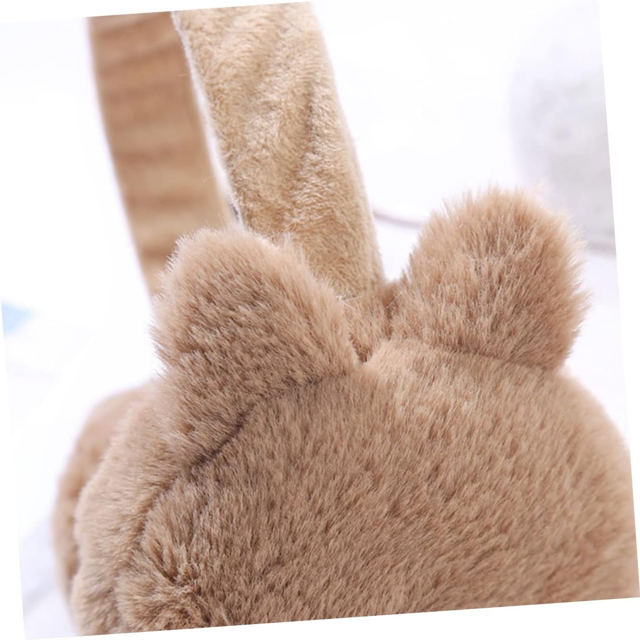 NOLITOY Adorable Bunny Ears Earmuff, Foldable Ear Protector for Girls Xmas image 3