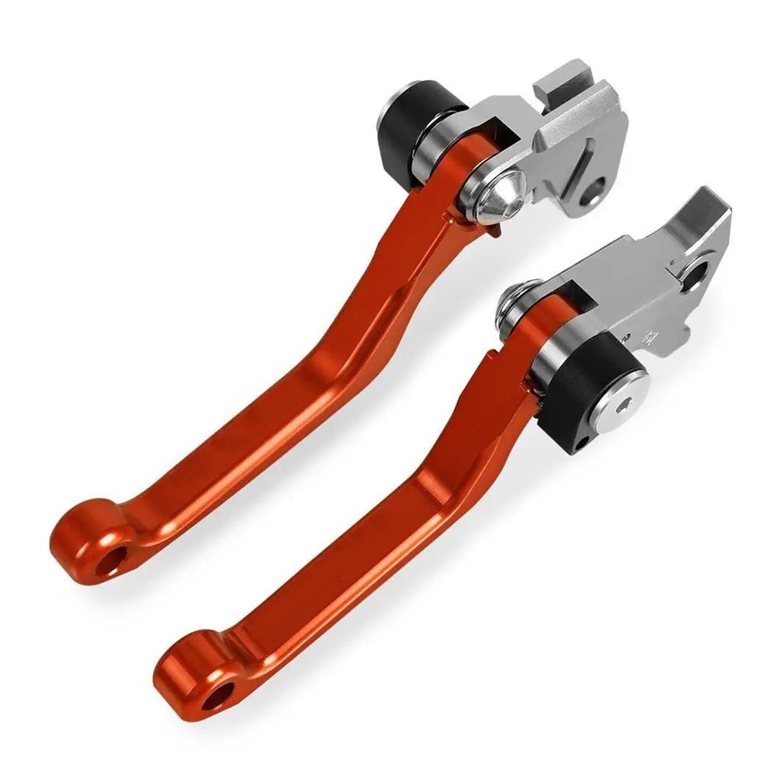 Yaxfbrhgc Orange For Yamaha Dt125 Dt 125 1987-2005 Cnc Aluminum Motorcoss Pit Dirt Bike Pivot Foldable Brake Clutch Levers With(Orange)