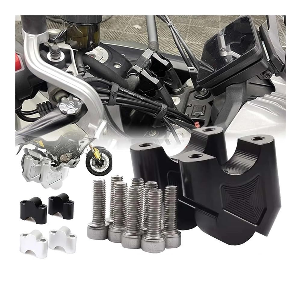 Élévateur guidon moto SVT 650 pontet aluminium usiné haute précision