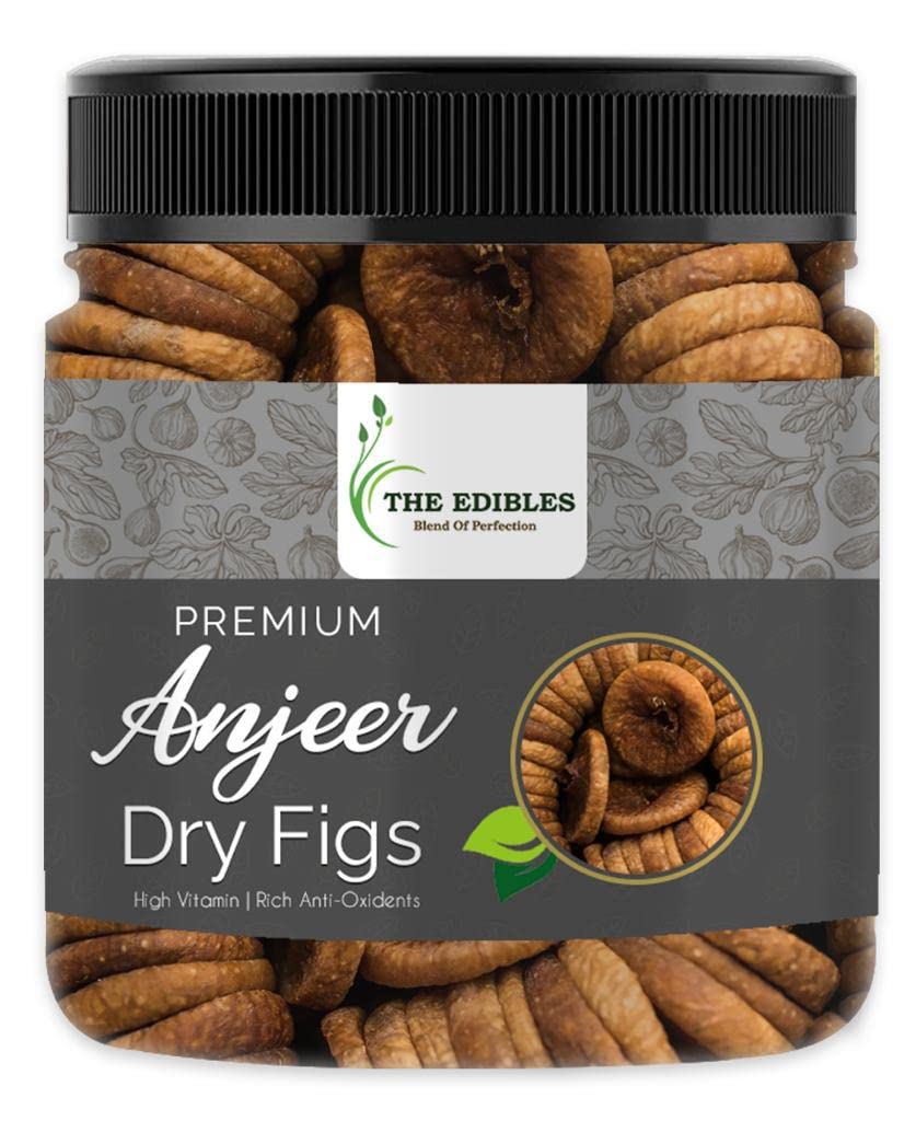 THE EDIBLES Premium Dried Jambo Afghani Anjeer | Dried Figs | Rich Source of Fibre Calcium & Iron | Low in calories and Fat Free | Non-GMO Dried Figs (500gm) (B0C1V2PL8D) Amazon Price History, Amazon Price Tracker