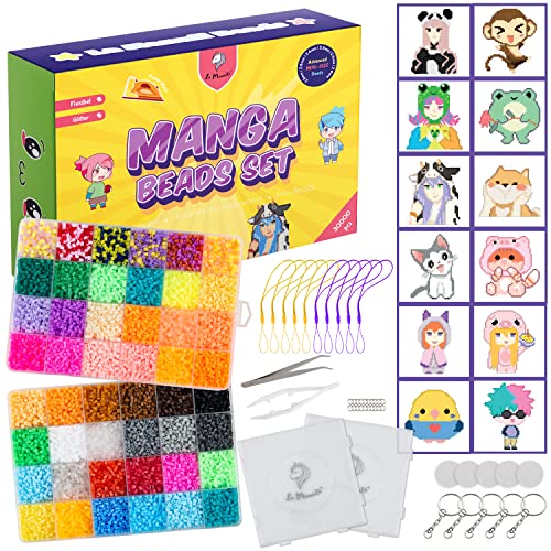 Perle A Repasser Kit Perles à Repasser Noël - 4000 Perles + Accessoires (flocons De Neige) - Activité Créative Perles Enfant