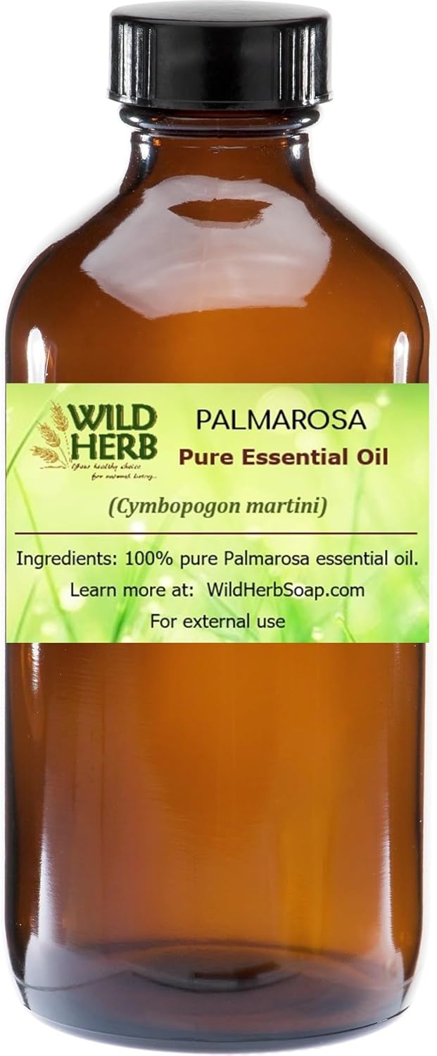 Wild Herb Palmarosa Pure Essential Oil (8 OZ)