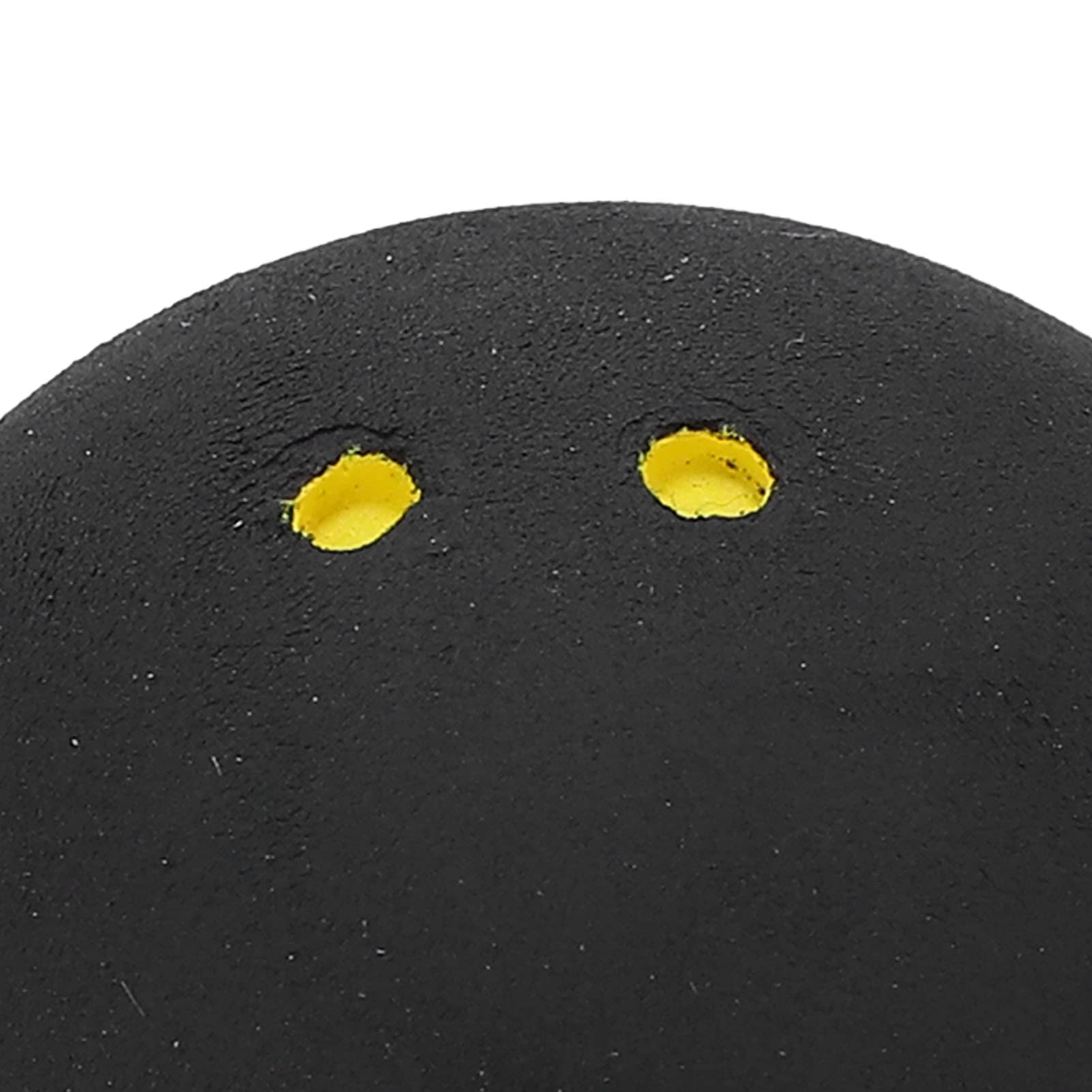 Alomejor Pelota de Squash de Goma 2 Puntos Amarillos para Baja Velocidad