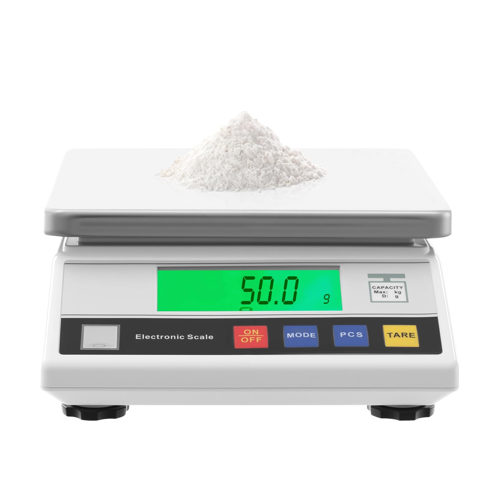 Bilancia analitica ad alta precisione, superficie di pesatura in acciaio inox con display LCD, 7,5 kg/0,1 g, bilancia digitale ad alta precisione, funzione tara, intelligente science