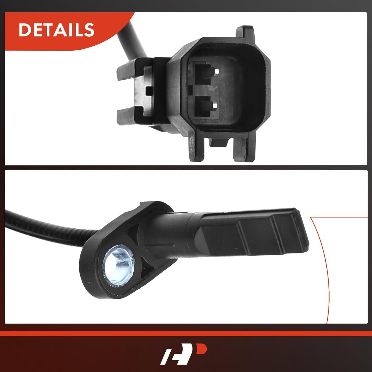 A-Premium Front ABS Wheel Speed Sensor - Compatible with Ford & Lincoln Models - Explorer 2013-2018, Flex 2013-2019, MKS 2013-2016, MKT 2013-2019 - Front Driver or Passenger Side, Replaces DA8Z2C204B