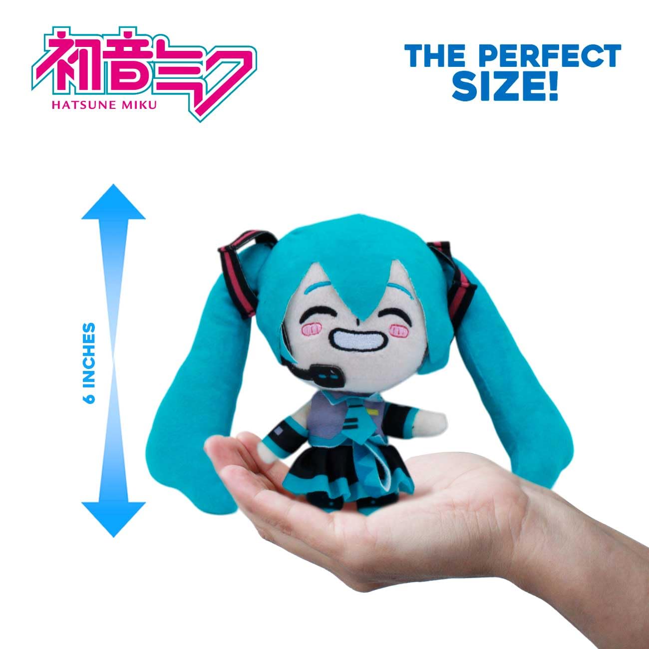 Hatsune Miku con Lacito - Vocaloid - Peluche 32 cm - Tela Algodón – GG