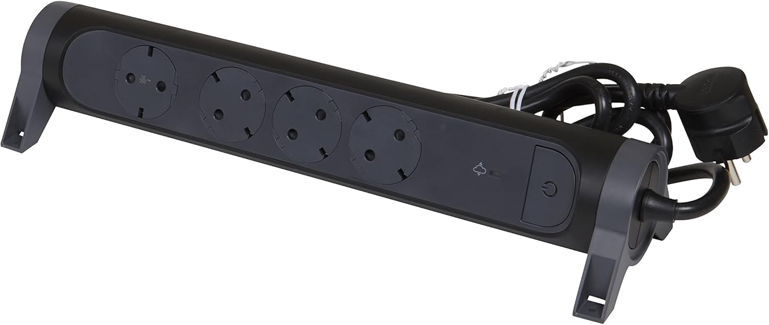 LEGRAND 694511 Power Strip showing angled outlets