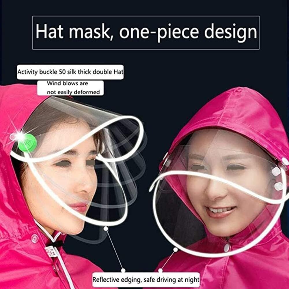 Peleryna przeciwdeszczowa Oxford do hulajnogi | Wielokolorowa hulajnoga do jazdy w wielu rozmiarach: peleryna przeciwdeszczowa ze szczelinami na lusterka(Dark Red,4XL)