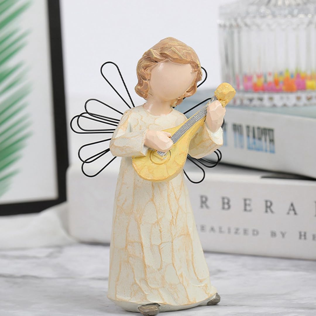 Amazon.co.jp: クリスマス 可愛い 彫刻 手描き 人形 聖歌隊 天使ちゃん