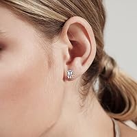 Vista 5 de CELESTIA Collares de elefante de plata Stering para mamá y bebé para mujer, cadena de 18 pulgadas, Plata esterlina, Circonia cúbica