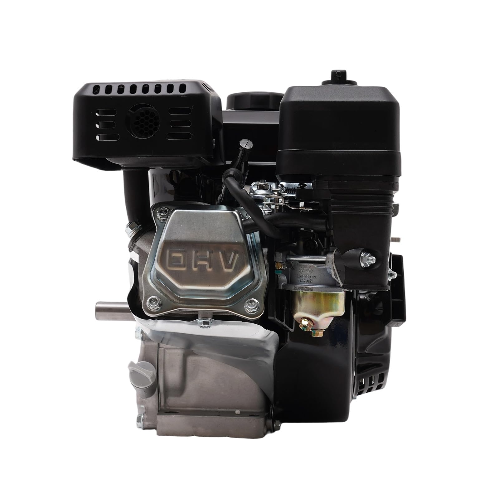 Motor de gasolina de arranque eléctrico, 4 tiempos, 7,5 CV, motor de gasolina con diámetro del cigüeñal de 20 mm, motor de gasolina industrial OHV de 212 cc, motor de gasolina de 3600 RPM para