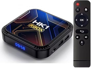 HK1 RBOX K8S Android 13 TV Box, 2GB RAM 16GB ROM, Dual WiFi 2.4G/5G, 8K HDR, BT 4.0, Black