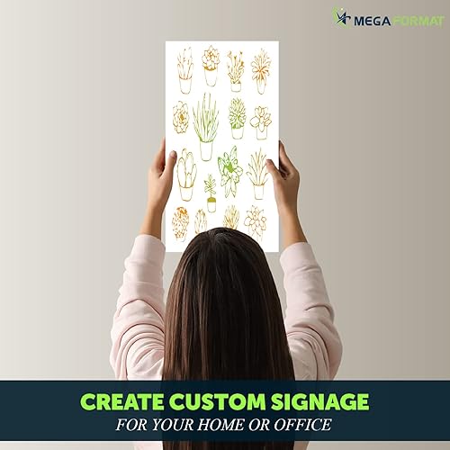 Miniatura 5 de Mega Format Hojas de plástico de PVC expandido, hoja blanca rígida de 6 x 12 pulgadas para manualidades, señalización y exhibiciones, tablero de PVC