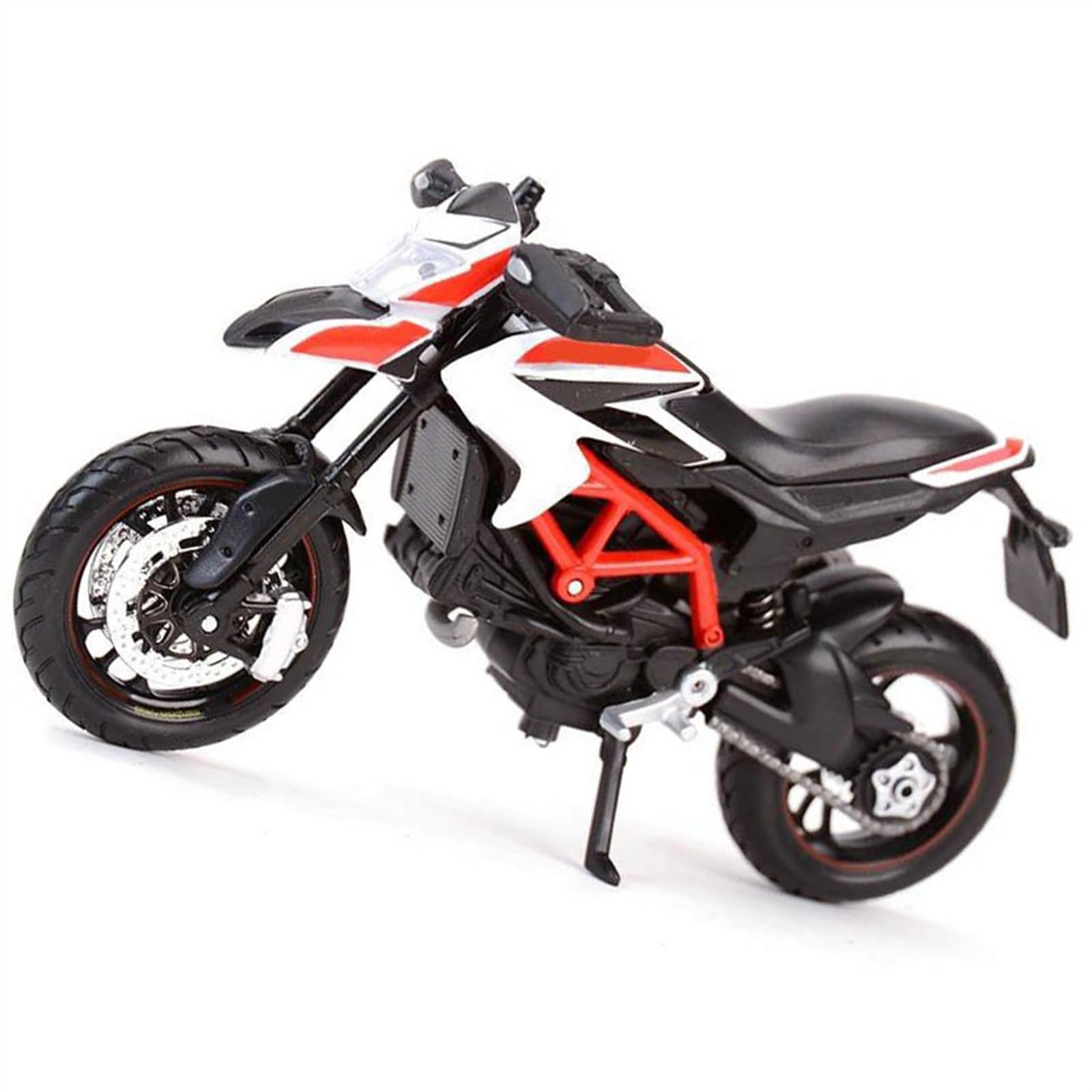 MAKUTU Modello di Moto in Scala Modello di Moto Die Cast Veicoli da Collezione Hobby Giocattoli Regalo di Compleanno 1:18 per Ducati Hypermotard Sp 2013