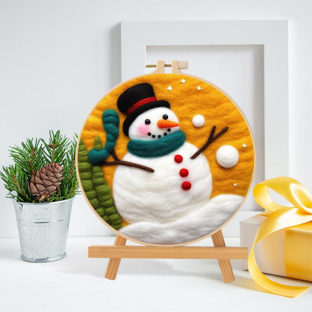 Needle Felting Kits Beginners, DIY Wool Needle Felting Starter Kit Felt Set Picture Frame Foam Pad Cloth Instructions Used Home Decoration 2e50896e 957a 4b62 Bdf1 A02274a2350f.e35bcdf0e6da4d5eac7e53c7743715fb