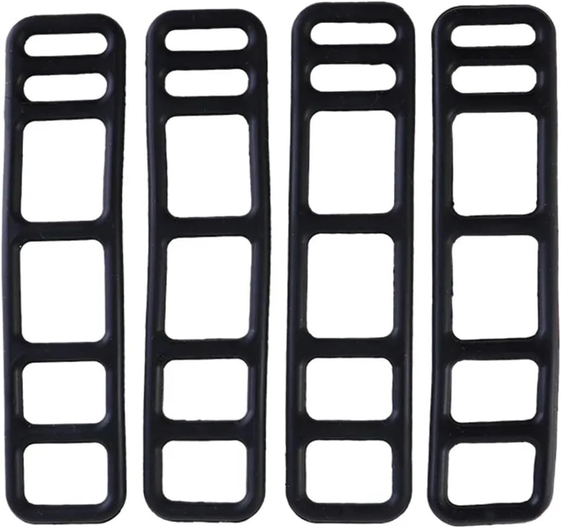 40pcs Bike Handlebar Fixed Silicone Band Seatpost Light Mount Bicycle Bandage Straps Cycling Elastic Strap(ColorC)
