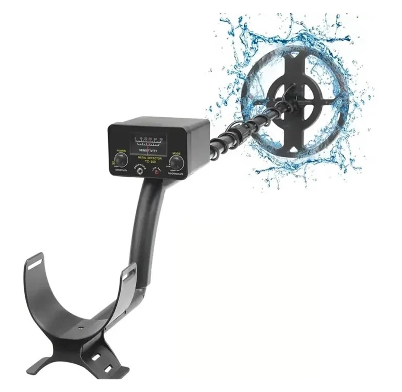 JKJZSALJ Metal Detector Underground Depth Detector Adjustable Tracker Metal Treasure Detector Treasure Gold Digger Accurate Locating High Accuracy