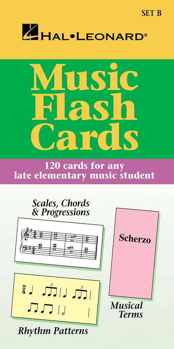 Amazon Music Flash Cards Set B 120 Cards for Any Late Elementary