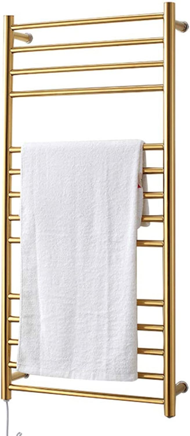 Wall Towel Warmers, Heated Towel Warmer Racks, Stainless Steel Heated Towel Rails Wall Mounted Smart Electric Towel Rack Electric Heated Towel Warmer Rail Rack