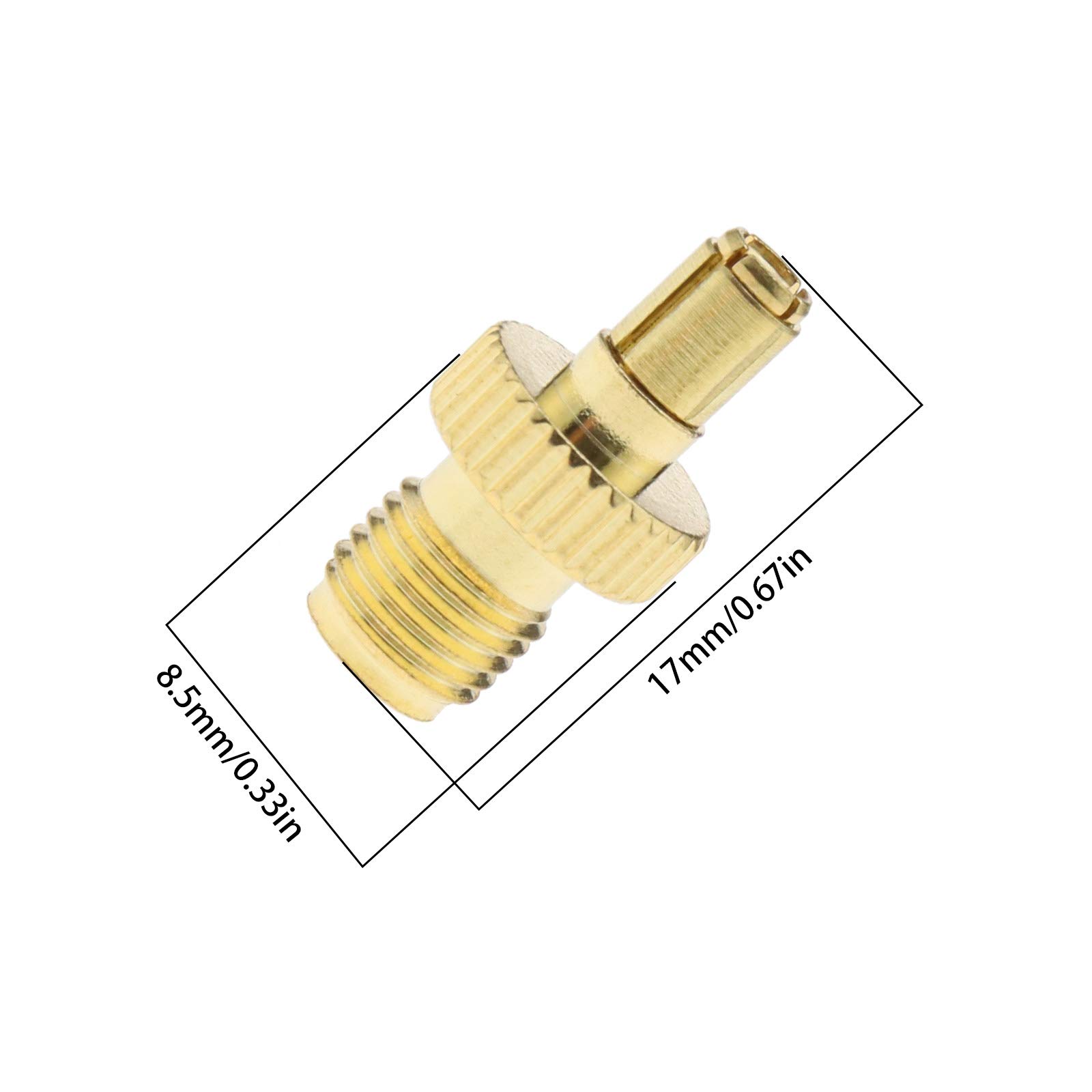 2 x SMA żeński na TS9 męski adapter RF złącza koncentryczne pozłacane do anten transmitowane Wi-Fi Telecom Bezprzewodowe urządzenia LAN